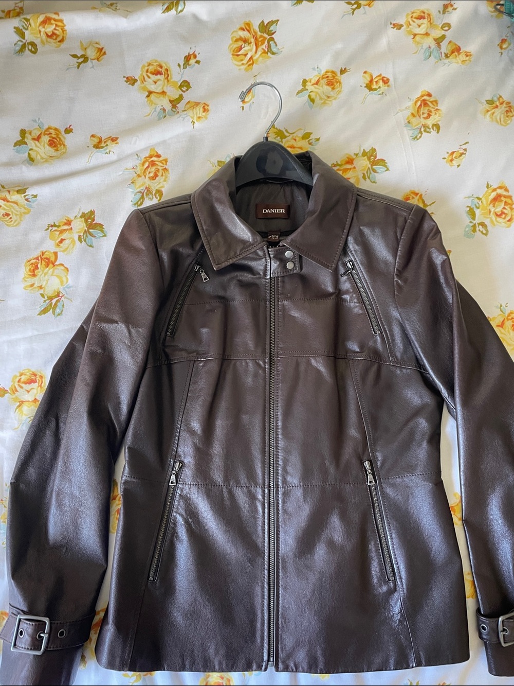 Danier Woman’s Brown Leather Jacket